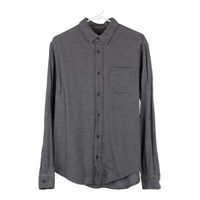 Terranova Checked Shirt - Large Grey Cotton