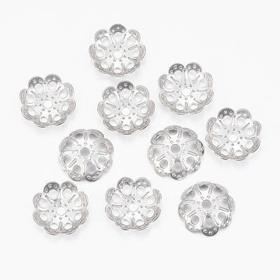 Tarnish Resistant 304 Stainless Steel Fancy Bead Caps