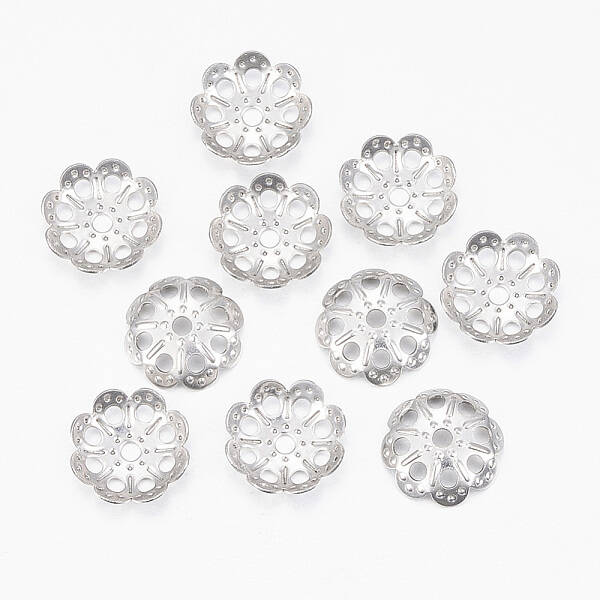 Tarnish Resistant 304 Stainless Steel Fancy Bead Caps