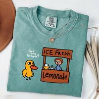 Comfort Colors Got Any Grapes T-Shirt, Millennial T-Shirts, The Duck Song , Funny Tee, Cute Duck T-Shirt, Funny Womens Tee