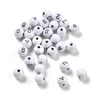 Opaque Acrylic Beads