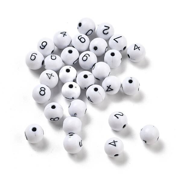Opaque Acrylic Beads
