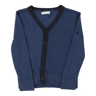 Age 6 Autumn / Winter 2010 Stone Island Cardigan - Small Blue Cashmere Blend