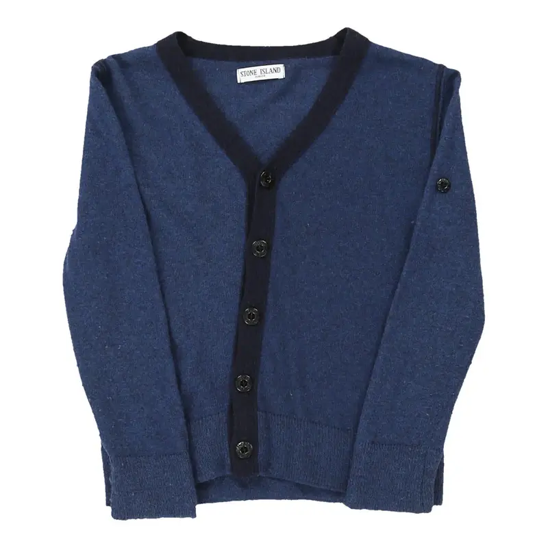 Age 6 Autumn / Winter 2010 Stone Island Cardigan - Small Blue Cashmere Blend