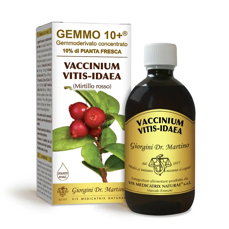 Dr Giorgini gemmo 10+ cranberry 500 ml non-alcoholic liquid