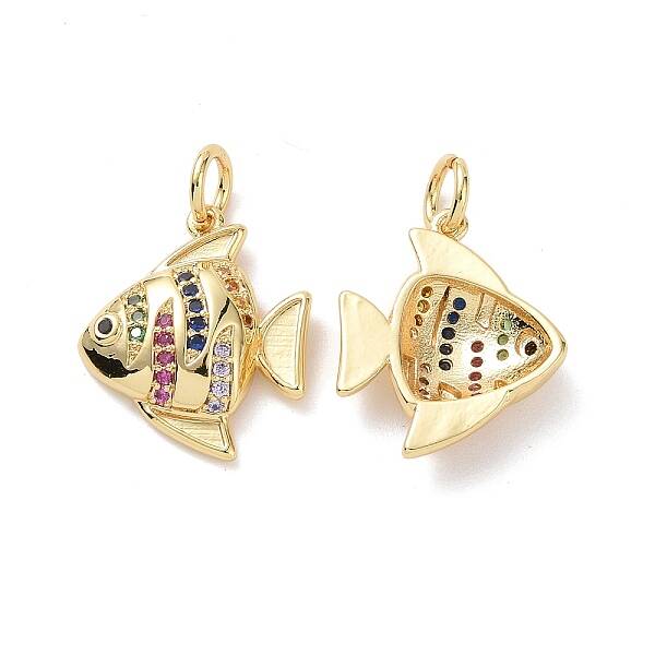Brass Cubic Zirconia Pendants