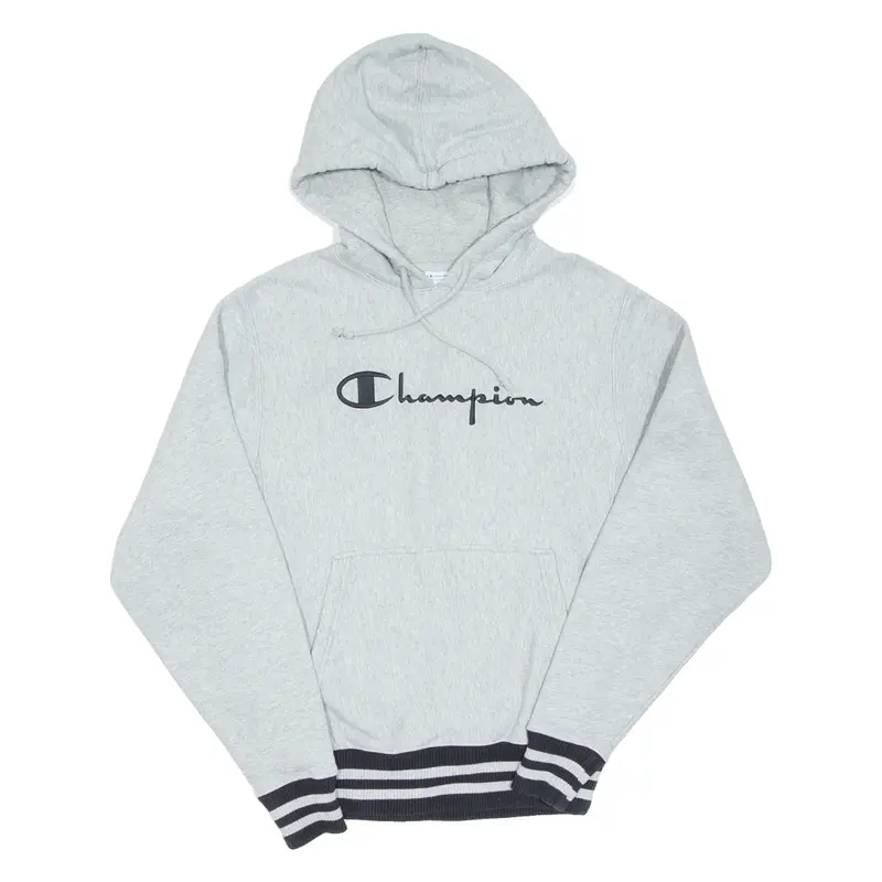 CHAMPION REVERSE WEAVE Mens Grey Hoodie S