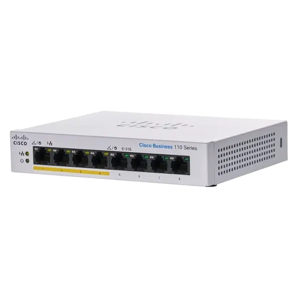 CBS110-8PP-D= Cisco SM 110 CBS110-8PP 4x PoE 4x Un Desktop Switch