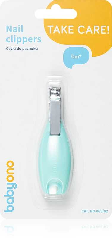 Babyono Take Care Baby Nail Tweezers Blue 1Pcs