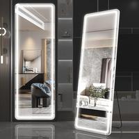 Mirror Full Length Standing Mirror with LED Lights, 64\