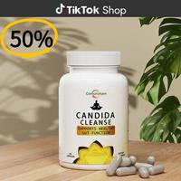 Comunvitam Candida Cleanse - 60 Capsules for Gut & Colon Support - Natural Black Walnut Hulls & Caprylic Acid - US Made Suppl...