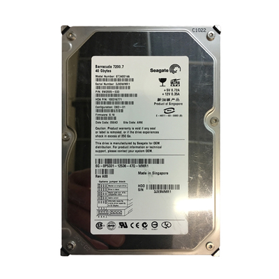9W2005-033 Seagate BarraCuda 7200.7 Series 40GB 7200RPM IDE Ultra ATA/100 (ATA-6) 2MB Cache (CE) 3.5-Inch Hard Drive