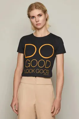 Do Good Look Good T-Shirt (Black) | size: S