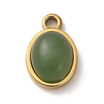 Natural Green Aventurine Pendants
