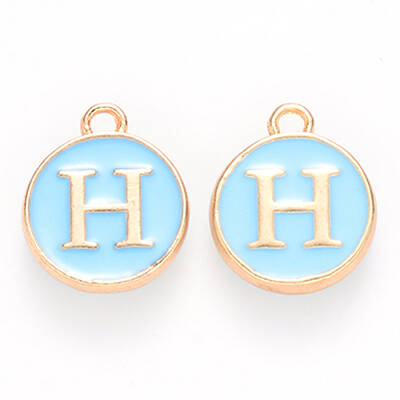 Golden Plated Alloy Enamel Charms