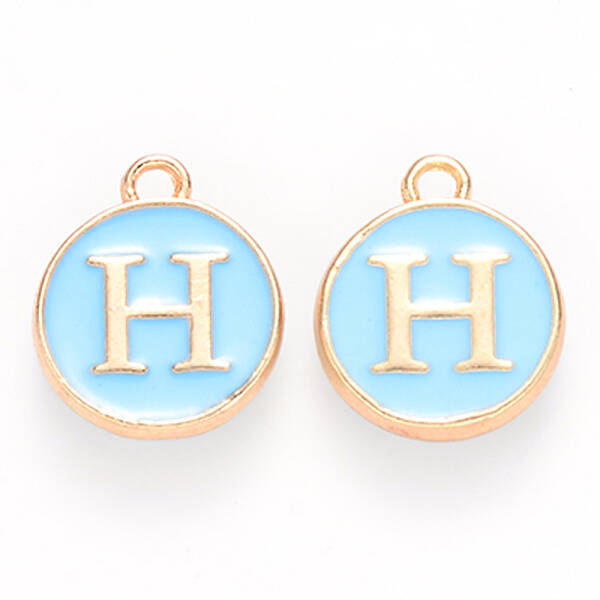 Golden Plated Alloy Enamel Charms
