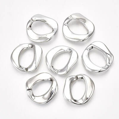 UV Plating ABS Plastic Linking Rings