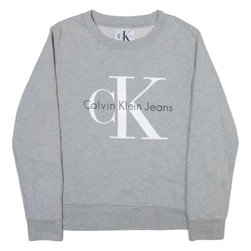 CALVIN KLEIN JEANS Mens Sweatshirt Grey M