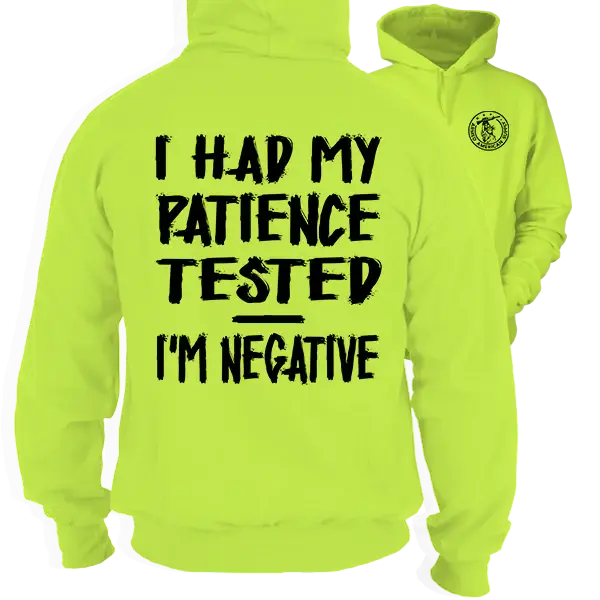 Patience - Hi-Vis Hoodie