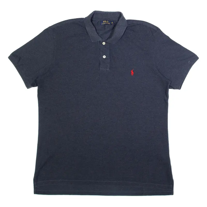 POLO RALPH LAUREN Mens Polo Shirt Grey 2XL