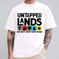 T Shirts Magic Games Gathering MTG Vintage T-Shirt Oversize Streetwear Cotton Printed Tops Tee Shirt for Men Women Clothes Me...