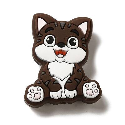 Cat Silicone Focal Beads