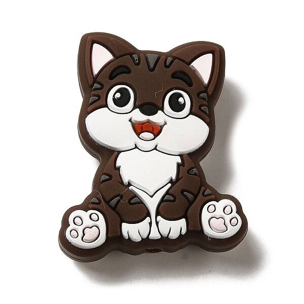 Cat Silicone Focal Beads