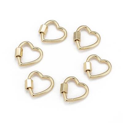Brass Screw Carabiner Lock Charms
