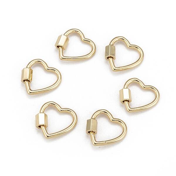 Brass Screw Carabiner Lock Charms