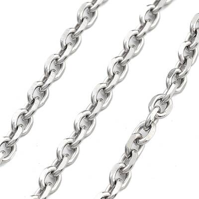Tarnish Resistant Ion Plating(IP) 304 Stainless Steel Cable Chains