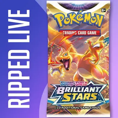 BRILLIANT STARS BOOSTER PACK (PRODUCT IS RIPPED LIVE)