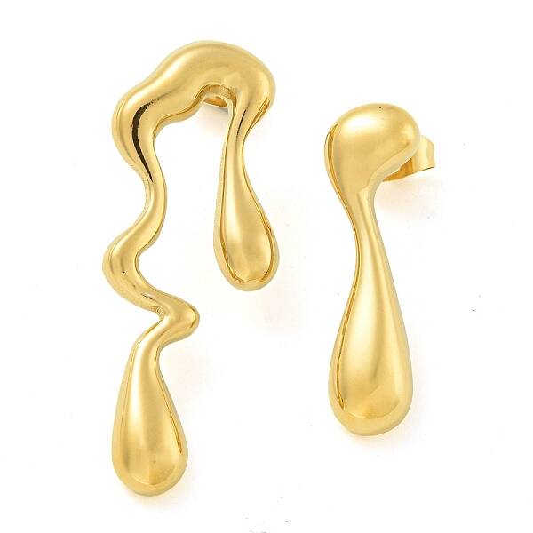 Ion Plating(IP) 304 Stainless Steel Stud Earrings for Women