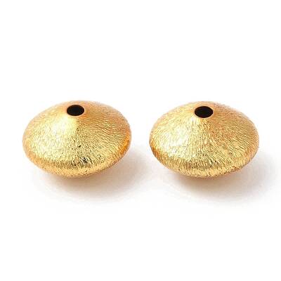 Brass Textured Beads