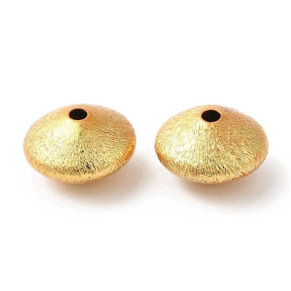 Brass Textured Beads