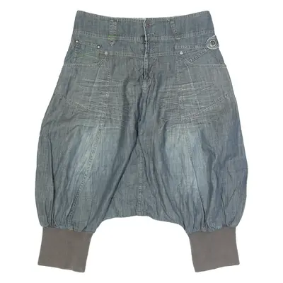 NILE Bohemian Mens Jorts Shorts Blue Relaxed S W30