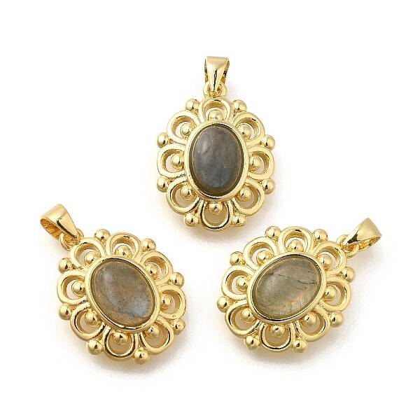Natural Labradorite Pendants