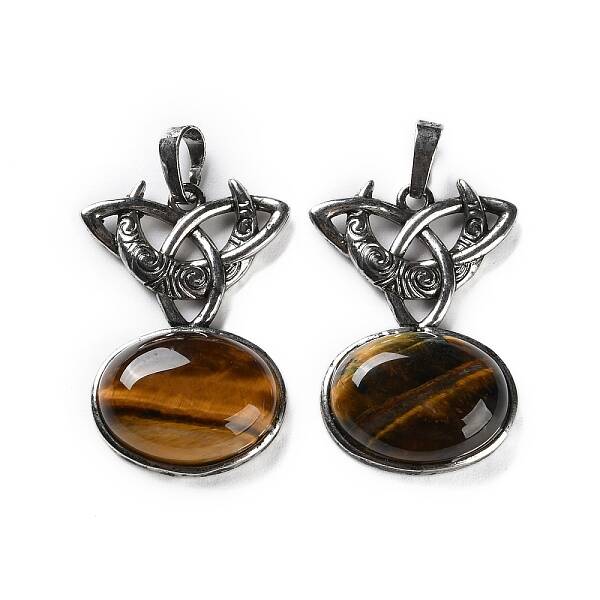 Natural Tiger Eye Pendants