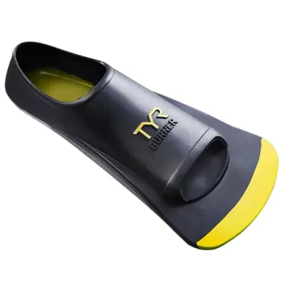 Used TYR Burner 2.0 Swim Fins - Yellow - Small (Men’s Shoe 5-7 , Women’s 6.5-8.5)