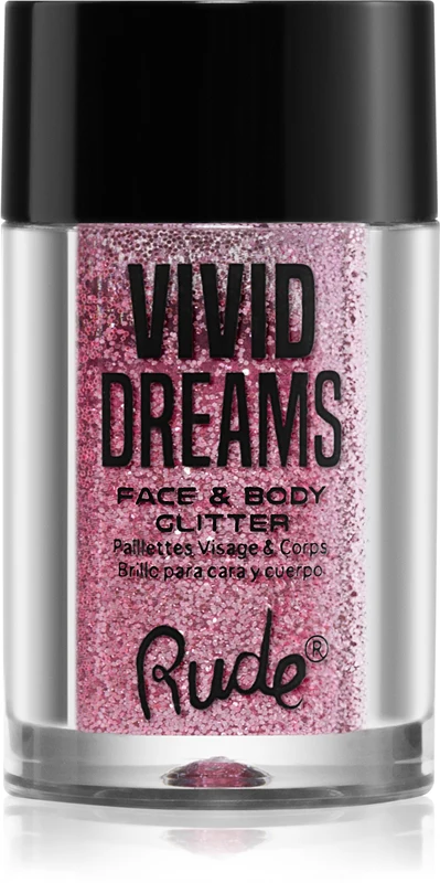 Rude Cosmetics Vivid Dreams Face & Body Glitter Color Daydream 2.7g