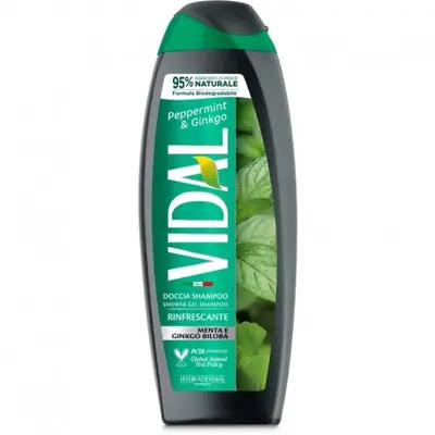Vidal Shower Gel 250 Ml Mint & Ginkgo