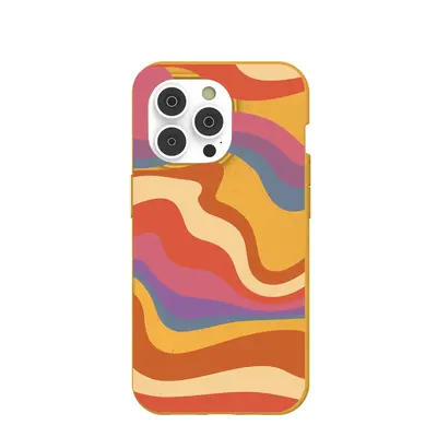 Honey Liquid Sunset iPhone 14 Pro Case