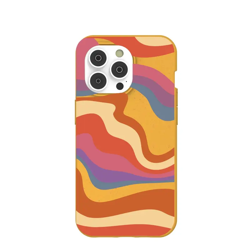 Honey Liquid Sunset iPhone 14 Pro Case