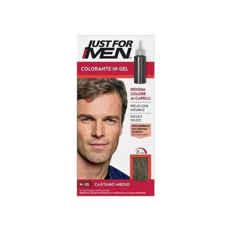 Just For Men Shampoo-in Haircolour H35 Castano Medio 66 ml