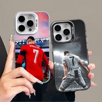 Ronaldo iphone13 PRO PLUS MAX personality anti fall phone case Hard  Shockproof Phone Cases Cover Protector Acrylic Protectio...