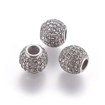 304 Stainless Steel European Beads