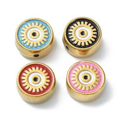 Ion Plating(IP) 304 Stainless Steel Enamel Beads