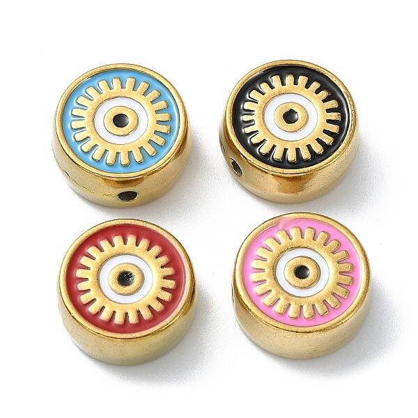 Ion Plating(IP) 304 Stainless Steel Enamel Beads