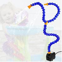 2 Tubes Kids Water Table Pump,Automatic Water Table Accessories Pump,Summer Outdoor Splashes Table Toys for Kids