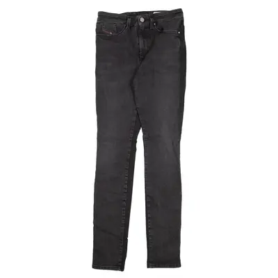 DIESEL Skinzee-High Jeans Black Denim Slim Skinny Womens W25 L30