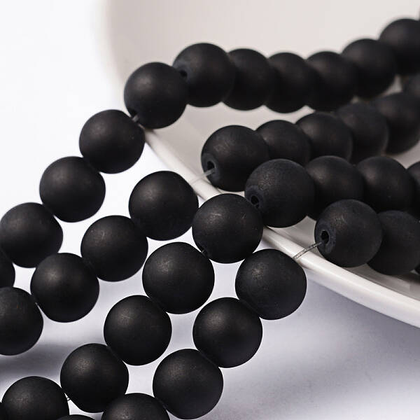 Transparent Glass Bead Strands